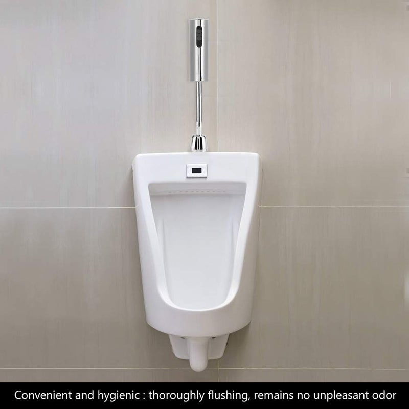 Hffheer Automatic Sensor Urinal Flush Valve, Intelligent Faucet, Wall Mounted, Touchless, Water-Saving, Deodorization, Brass & Electroplated, Globe Valve, Urinal Flush Valves, Urinal Flush - Image 4
